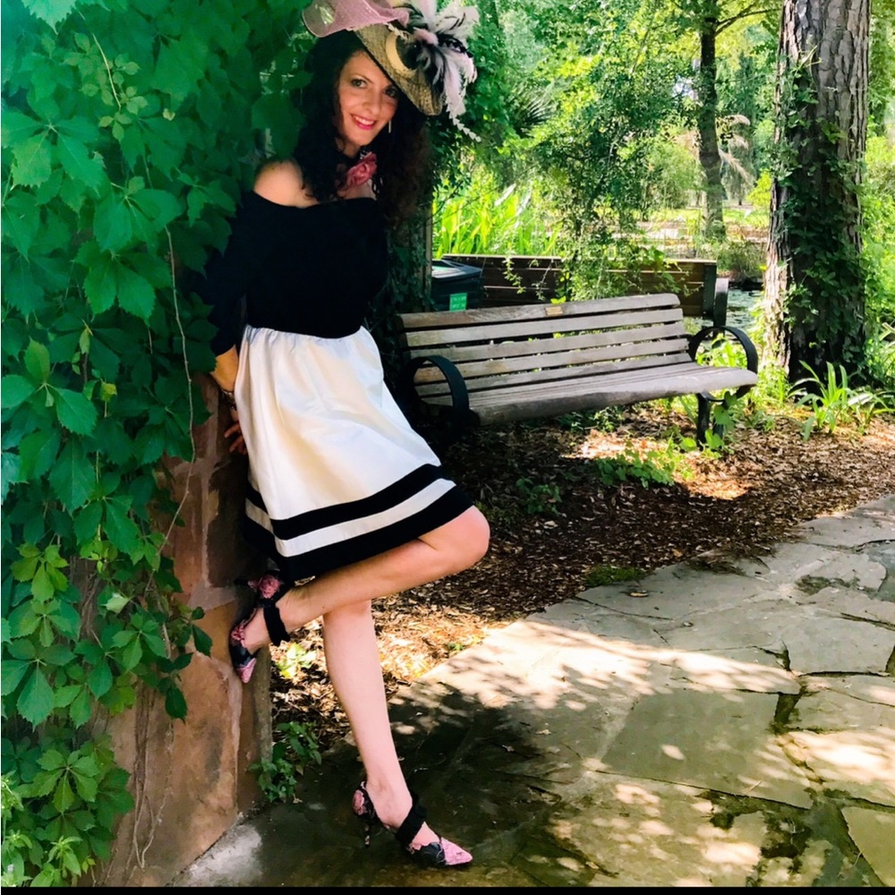 DO + BE off the shoulder dress
